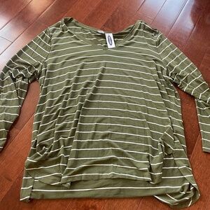 Brand New Old Olive Cotton Shirt